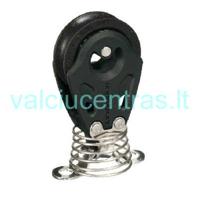 LEWMAR viengubas blokas su spyruokle 30mm